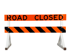 Barricade-Road Closed
